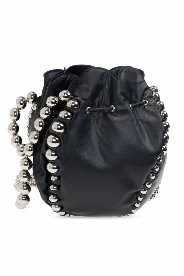 Black Drawstring shoulder bag Comme des Garçons Noir Kei Ninomiya